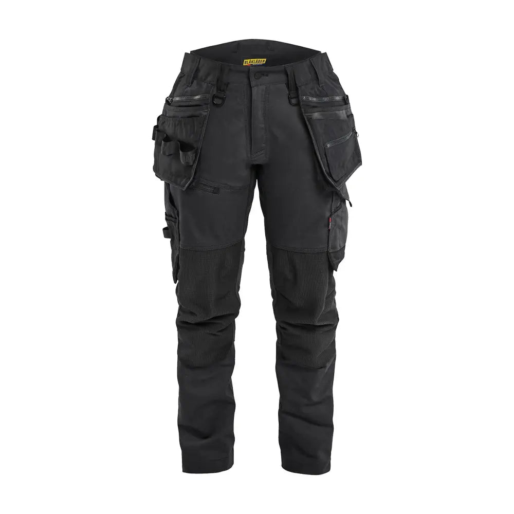 Blåkläder STRIKER Naisten riipputaskuhousut stretch 71701149 - Musta/Musta / C36 - Blåkläder työvaatteet