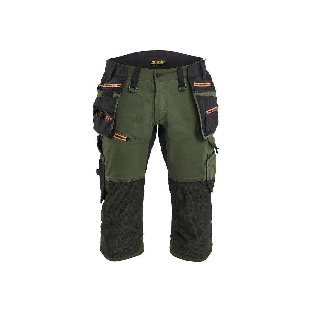 Blåkläder STRIKER Piraattihousut stretch 19771149 - Metsän vihreä/Ruosteenpunainen / C56 - Blåkläder työvaatteet
