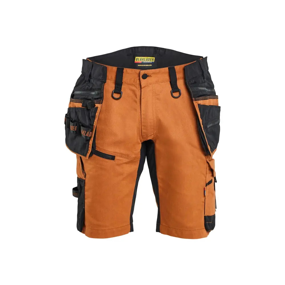 Blåkläder STRIKER Riipputaskushortsit stretch 19721149 - Ruosteenpunainen/Musta / C58 - Blåkläder työvaatteet