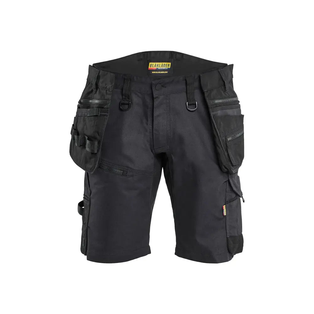 Blåkläder STRIKER Riipputaskushortsit stretch 19721149 - Musta/Musta / C54 - Blåkläder työvaatteet
