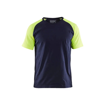 Blåkläder T-paita 35151030 - Mariininsininen/Huomiokeltainen / 6XL - Blåkläder työvaatteet