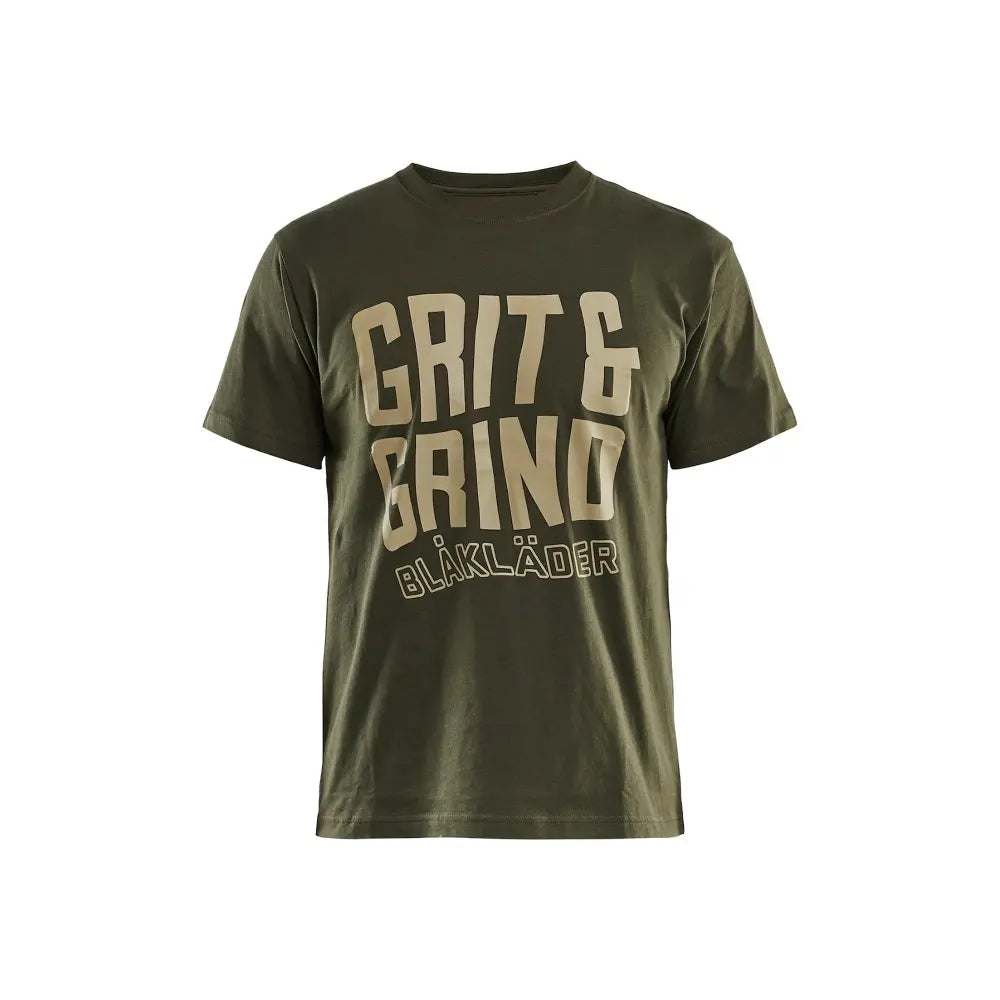 Blåkläder T-paita Grit and Grind 94211042 - Metsänvihreä / S - Blåkläder työvaatteet