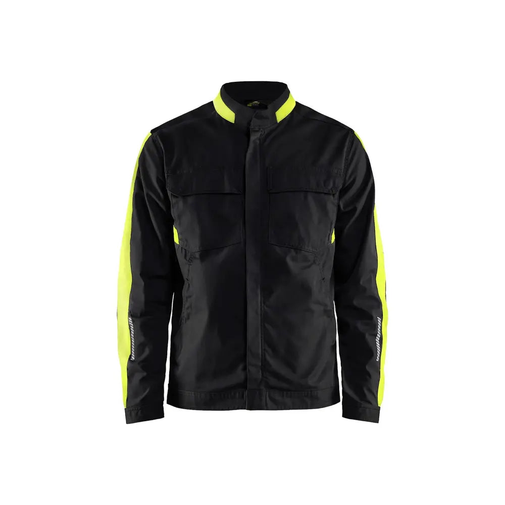 Blåkläder Takki stretch 44441832 - Musta/Huomiokeltainen / XL - Blåkläder työvaatteet