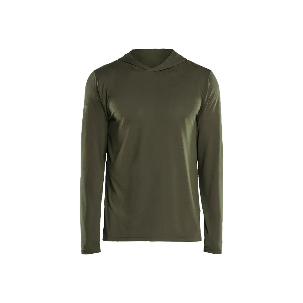 Blåkläder Tekninen huppari UV-suoja 34171126 - Metsänvihreä / XL - Blåkläder työvaatteet