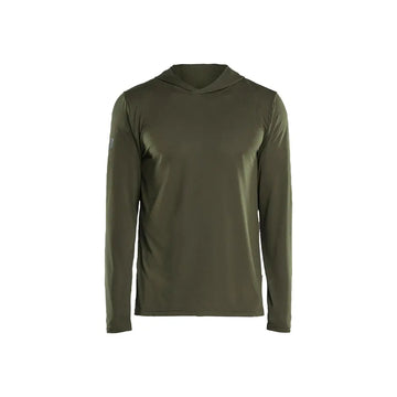 Blåkläder Tekninen huppari UV-suoja 34171126 - Metsänvihreä / XL - Blåkläder työvaatteet