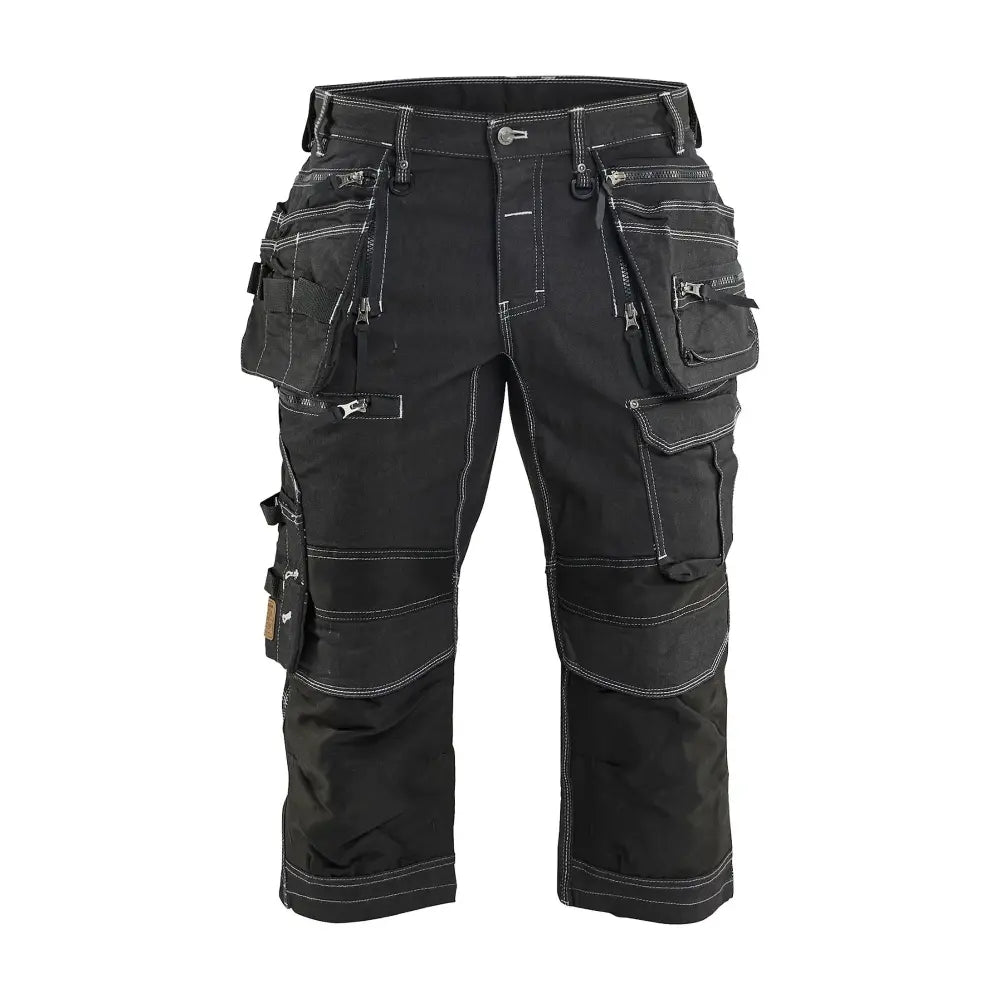 Blåkläder X1900 piraattihousut stretch 19911141 - Musta / C56 - Blåkläder työvaatteet