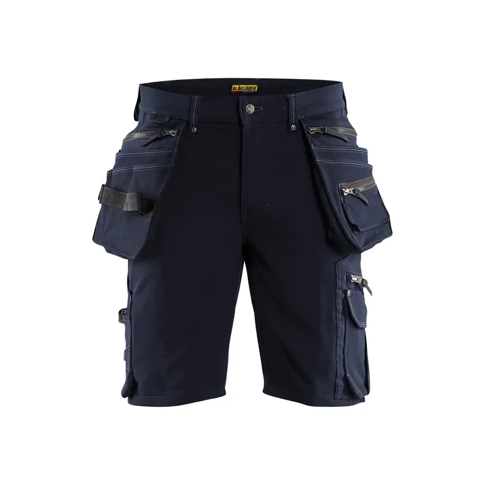 Blåkläder X1900 riipputaskushortsit 4-way stretch 19881644 - Tumma mariininsininen/Musta / C58 - Blåkläder työvaatteet