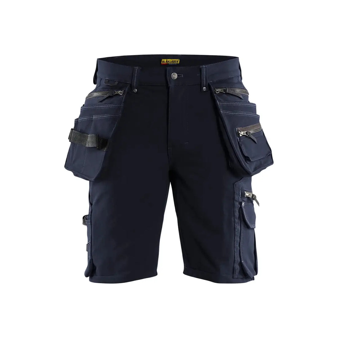 Blåkläder X1900 riipputaskushortsit 4-way stretch 19881644 - Tumma mariininsininen/Musta / C58 - Blåkläder työvaatteet