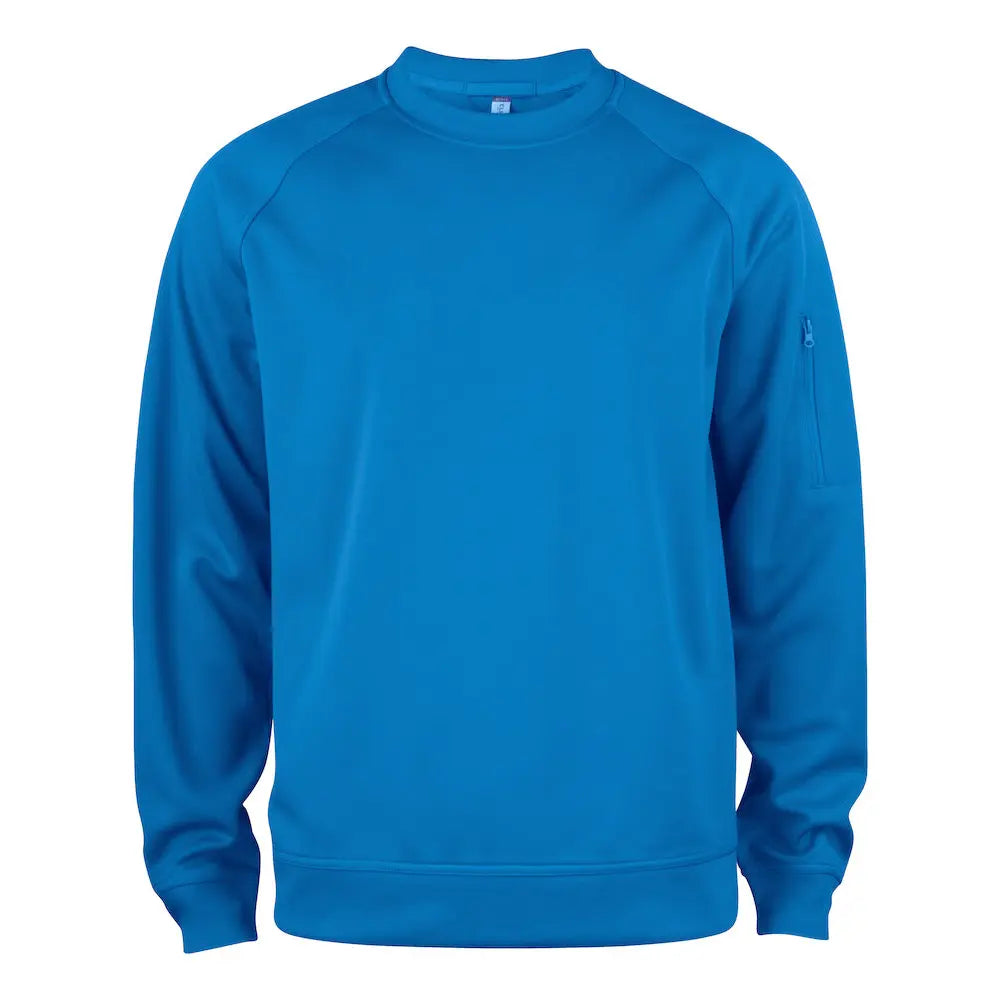 Clique Basic Active Lankavärjätty Collegepaita - Sininen (Royal Blue) / 4XL - Yritystekstiilit