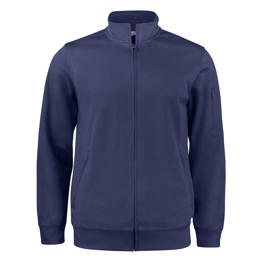 Clique Basic Active Lankavärjätty Collegetakki - Sininen (Dark Blue) / 4XL - Yritystekstiilit