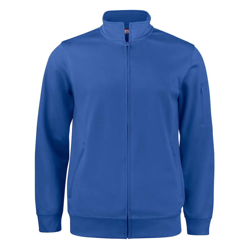 Clique Basic Active Lankavärjätty Collegetakki - Sininen (Royal Blue) / 4XL - Yritystekstiilit