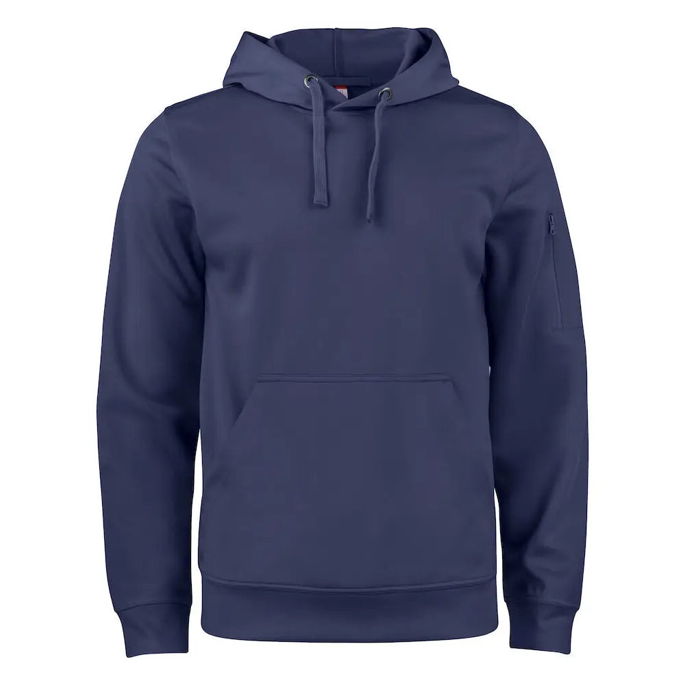 Clique Basic Active Lankavärjätty Huppari - Sininen (Dark Blue) / 4XL - Yritystekstiilit