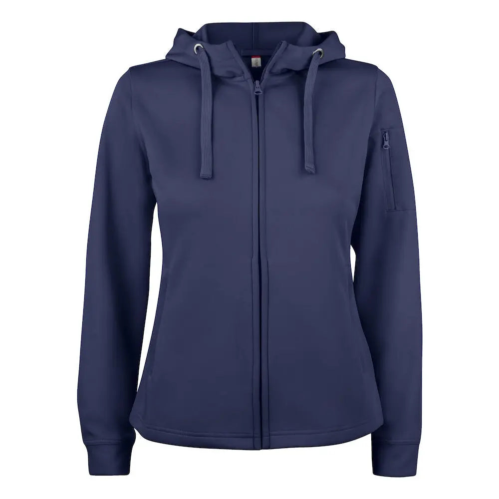 Clique Basic Active Vetoketjuhuppari Naisille - Sininen (Dark Blue) / XS - Yritystekstiilit