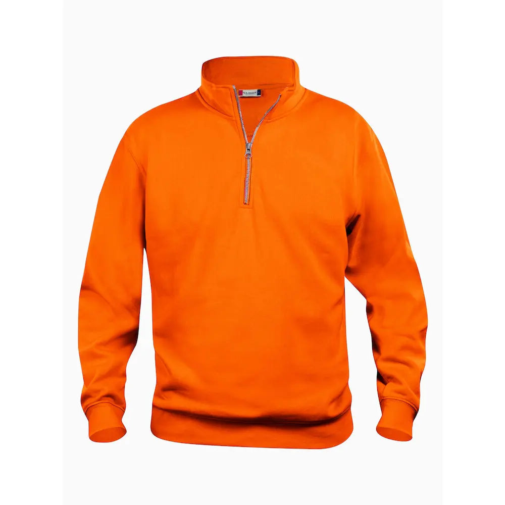Clique Basic Collegepaita - Oranssi (Hi-Vis Orange) / XS - Yritystekstiilit
