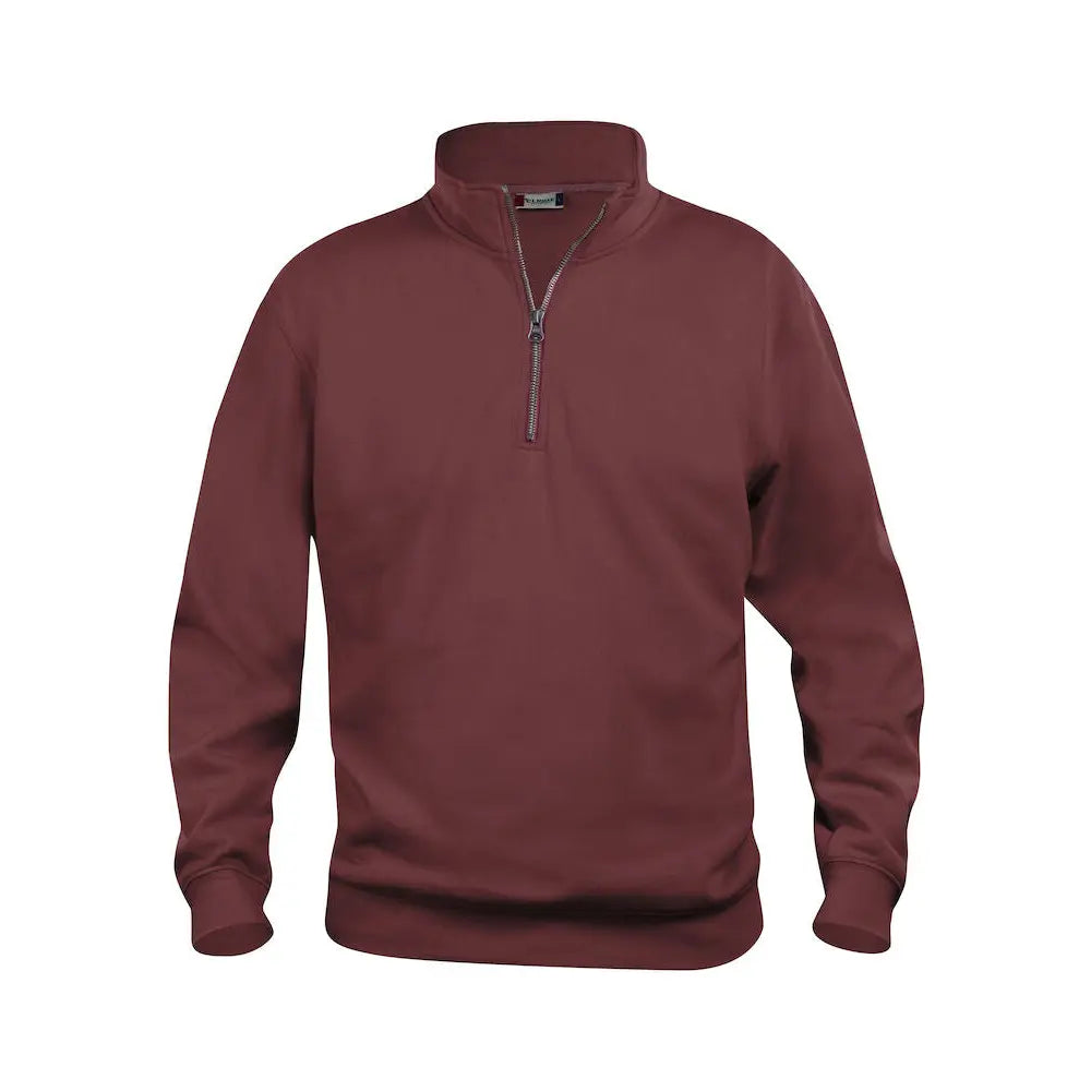 Clique Basic Collegepaita - Punainen (Wine Red) / XS - Yritystekstiilit