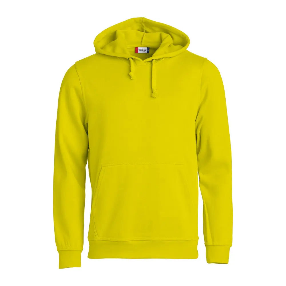 Clique Basic Huppari - Keltainen (Hi-Vis Yellow) / XS - Yritystekstiilit