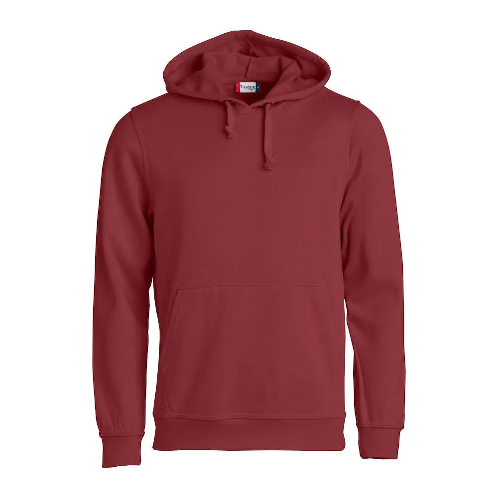 Clique Basic Huppari - Punainen (Wine Red) / XS - Yritystekstiilit