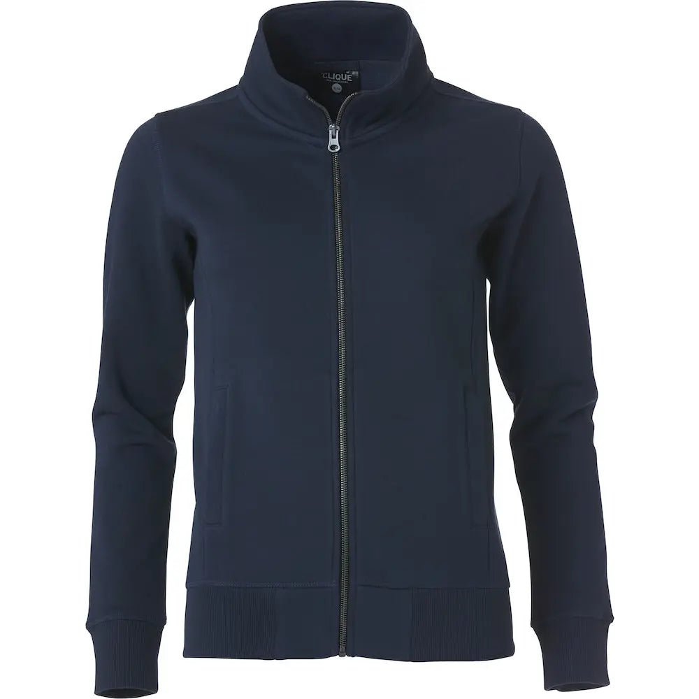 Clique Classic Cardigan Naisten Collegetakki - Sininen (Dark Blue) / XS - Yritystekstiilit