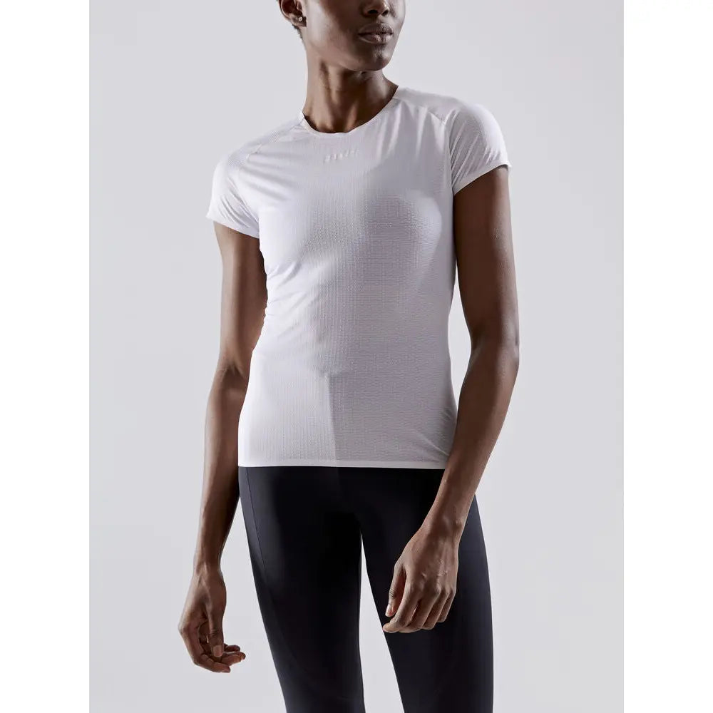 Craft PRO Dry Nanoweight Ss W - Valkoinen / XS - Työvaatteet