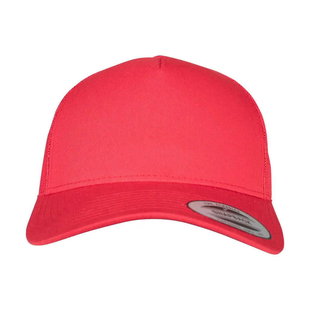 Flexfit 5-Paneeli Retro Trucker Lippalakki - Punainen - Yritystekstiilit