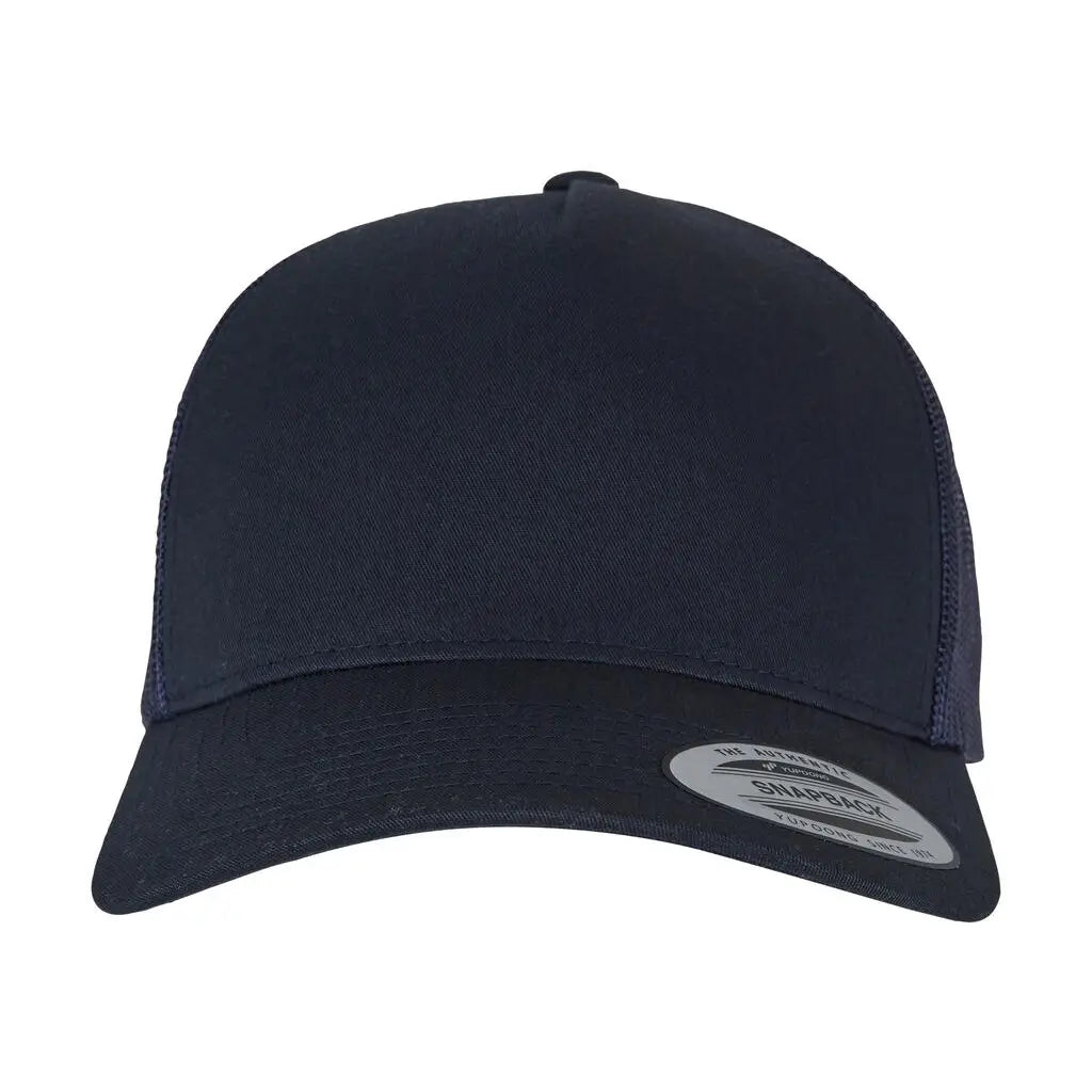 Flexfit 5-Paneeli Retro Trucker Lippalakki - Sininen (Navy) - Yritystekstiilit