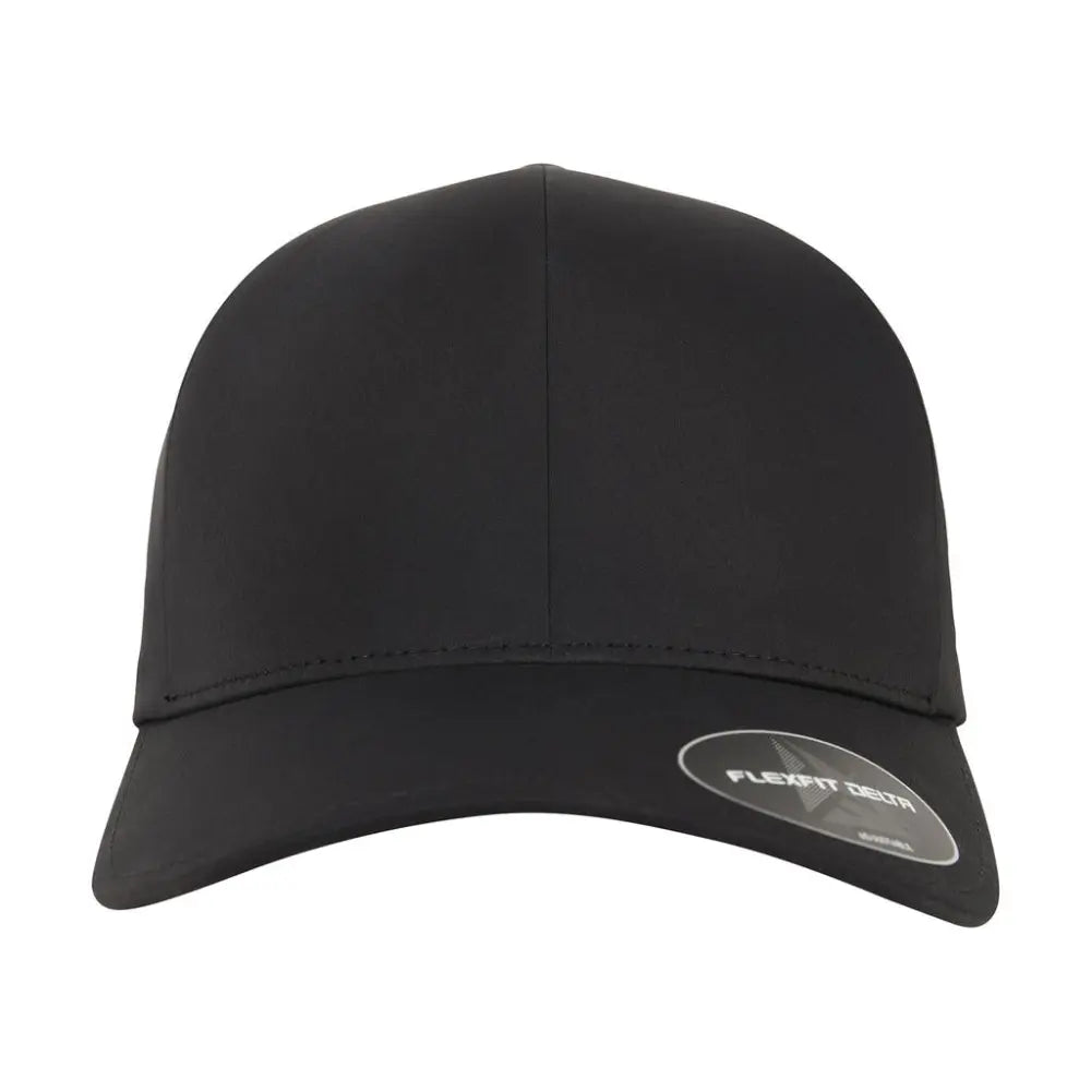 Flexfit Delta Adjustable Cap - Musta - Yritystekstiilit
