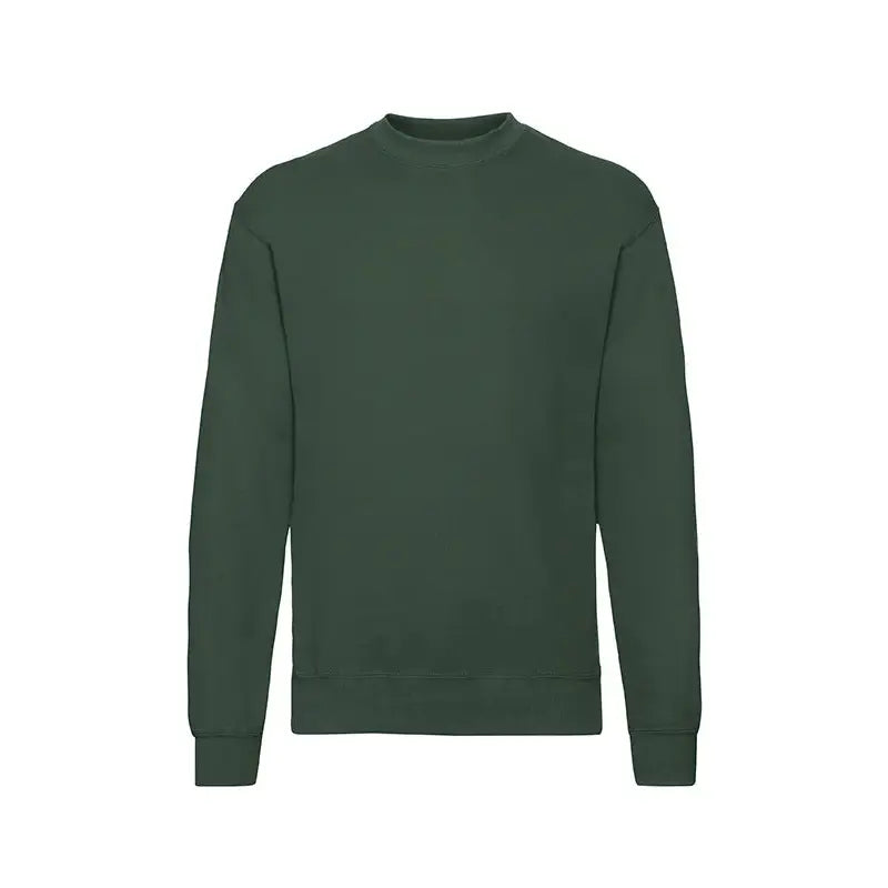 Fruit of the Loom Classic College - Vihreä (BottleGreen) / S - Yritystekstiilit