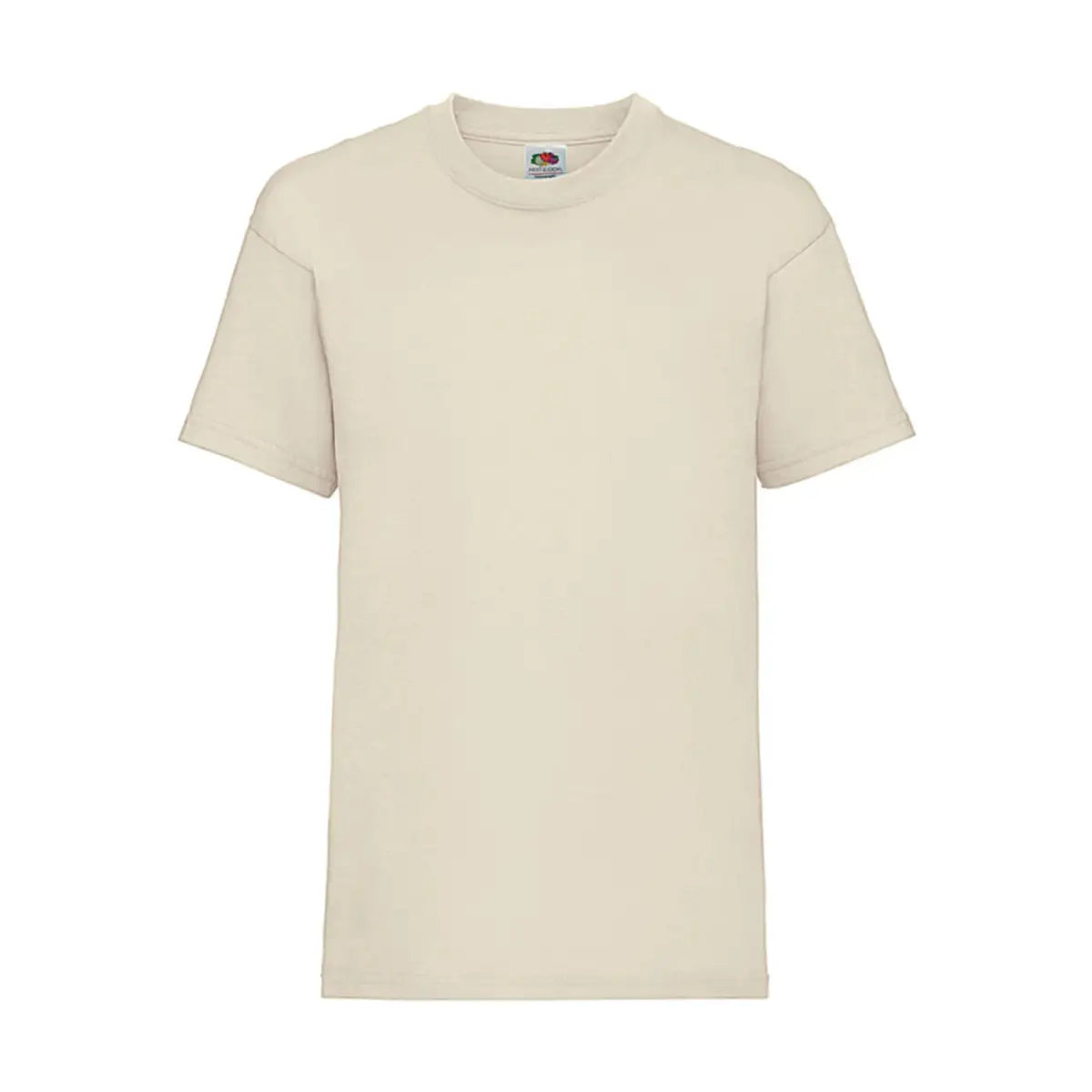 Fruit of the Loom Lasten Laadukas T-Paita - Natural / 104 (3-4) - Yritystekstiilit