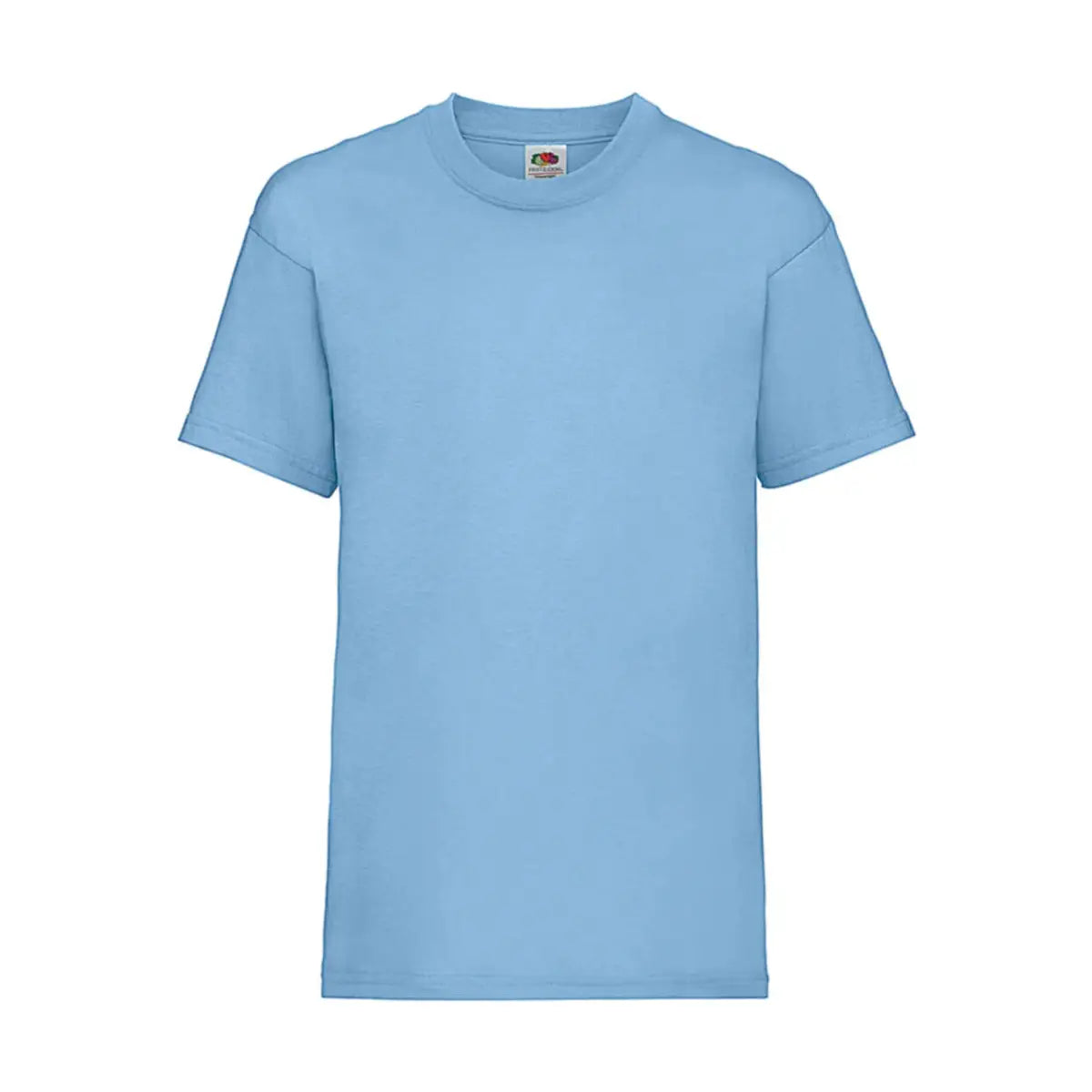 Fruit of the Loom Lasten Laadukas T-Paita - Sininen (Sky Blue) / 92 (1-2) - Yritystekstiilit