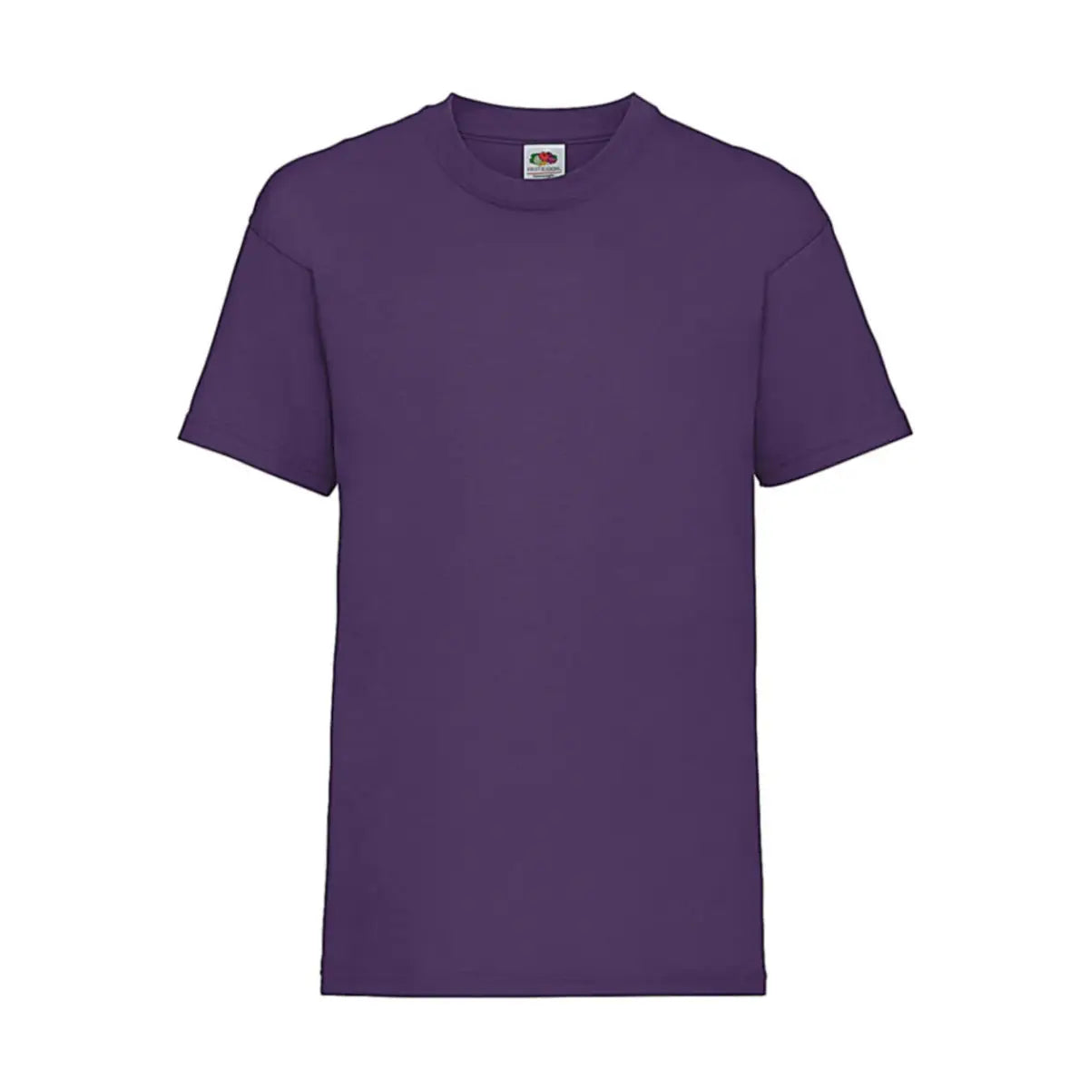 Fruit of the Loom Lasten Laadukas T-Paita - Violetti / 104 (3-4) - Yritystekstiilit