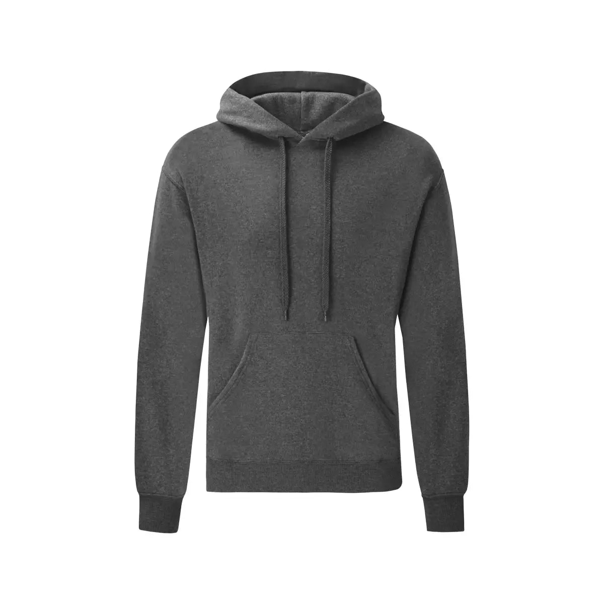 Fruit of the Loom Miesten Huppari Classic - Harmaa (Heather Dark Grey) / S - Yritystekstiilit