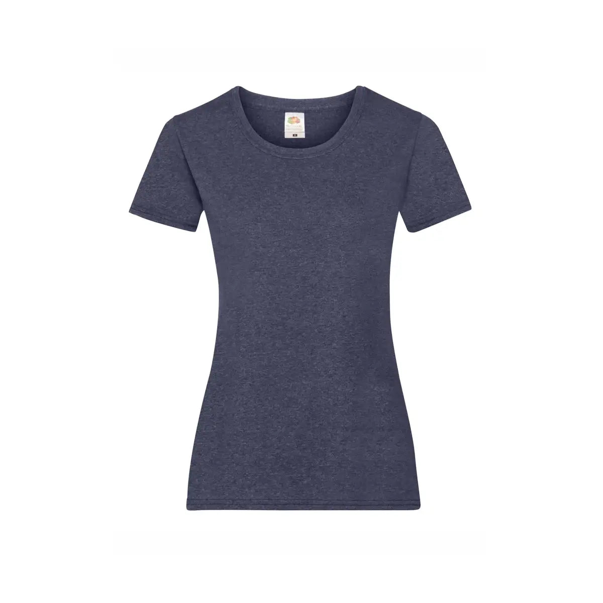 Fruit of the Loom Valueweight Naisten T-Paita - Sininen (Navy - Heather) / XS - Yritystekstiilit