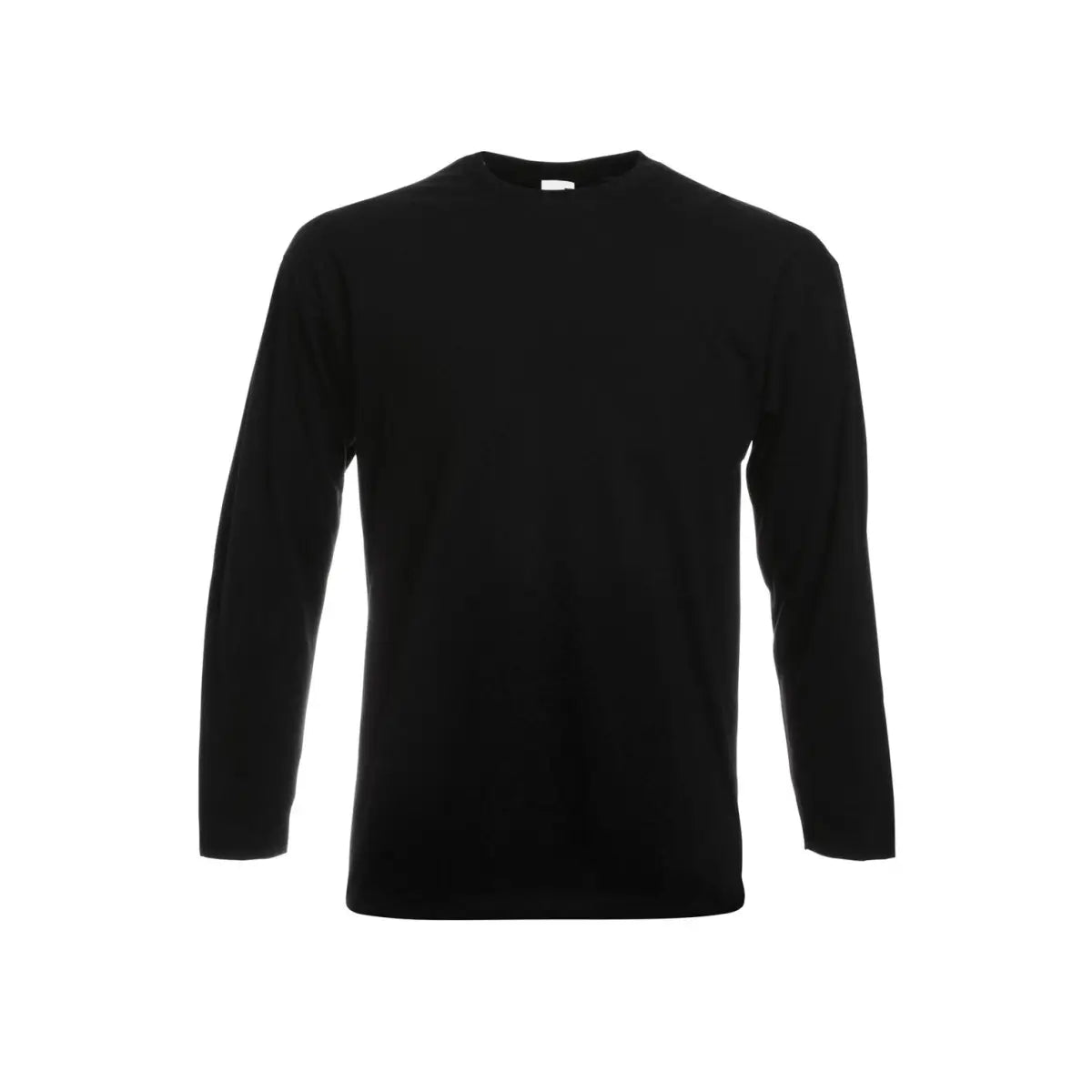 Fruit of the Loom Valueweight Pitkähihainen T Paita - Musta / 5XL - Yritystekstiilit