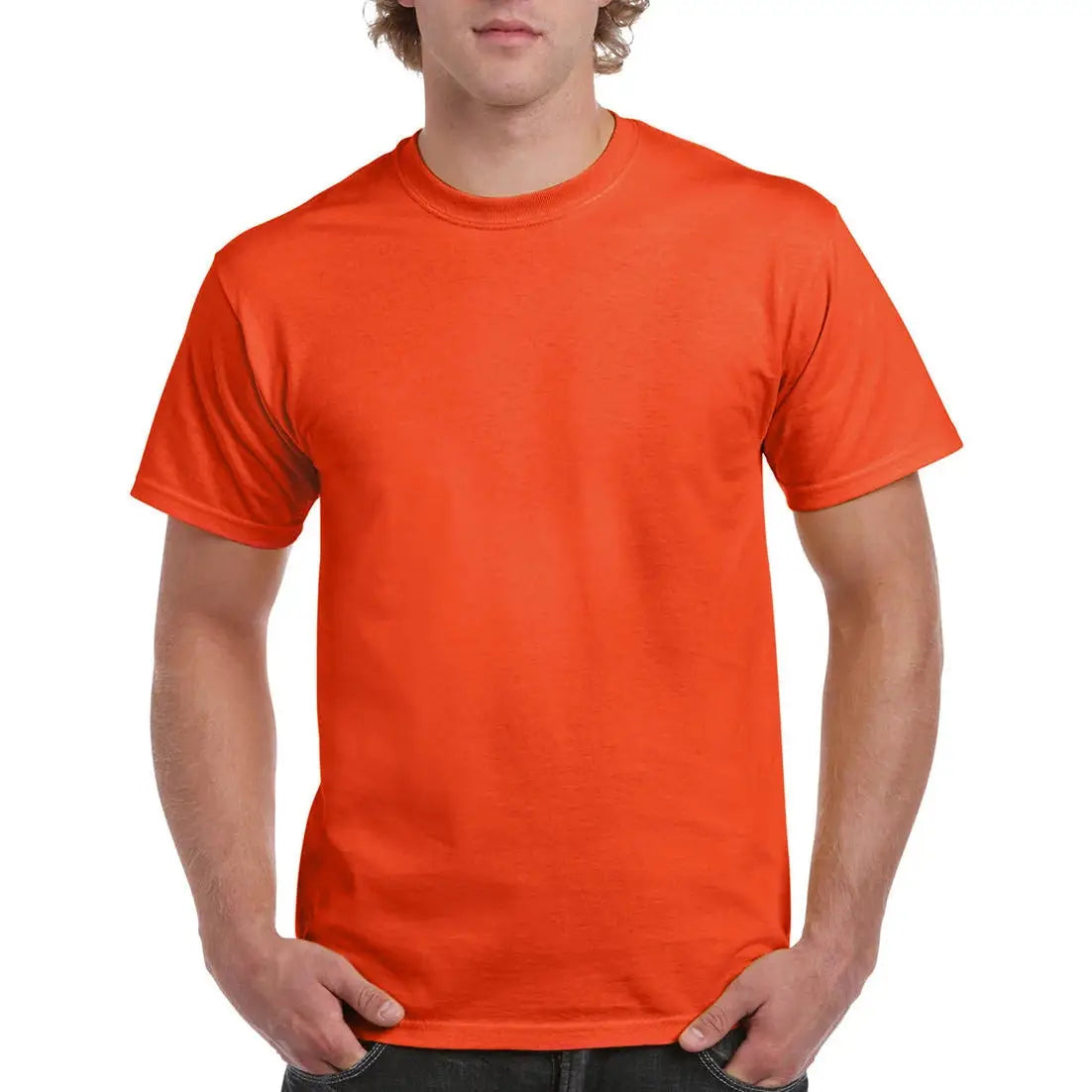 Gildan Ultra Cotton T-Paita - Oranssi / S - Yritystekstiilit