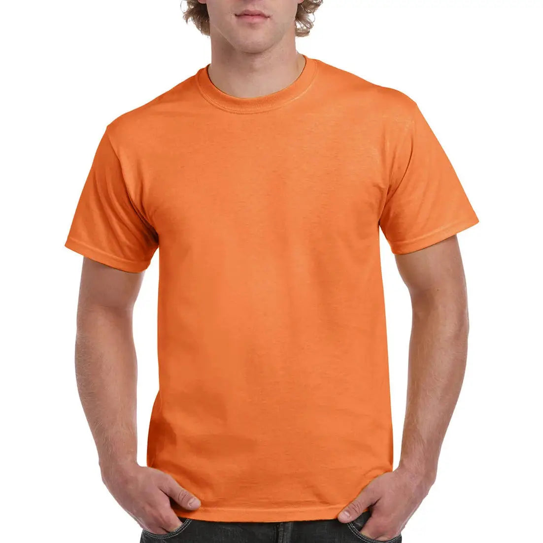 Gildan Ultra Cotton T-Paita - Oranssi (Tangerine) / S - Yritystekstiilit