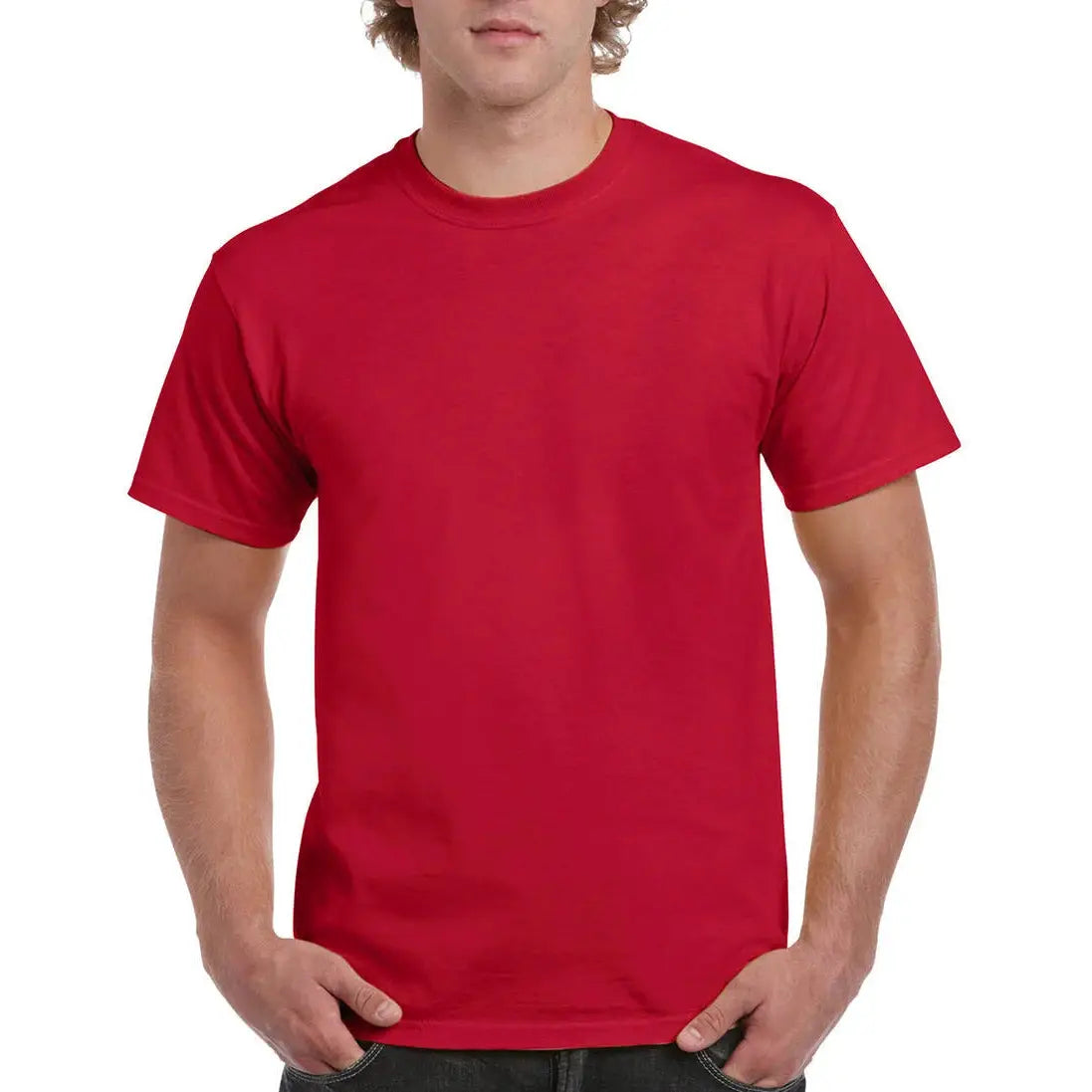 Gildan Ultra Cotton T-Paita - Punainen / S - Yritystekstiilit