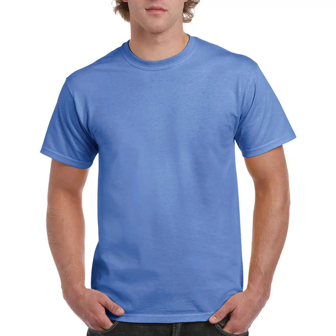 Gildan Ultra Cotton T-Paita - Sininen (Carolina Blue) / S - Yritystekstiilit