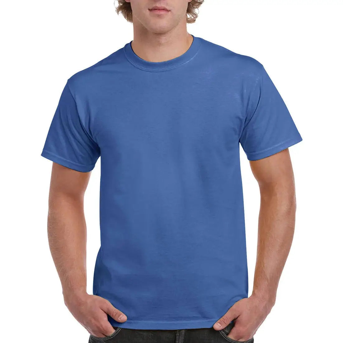 Gildan Ultra Cotton T-Paita - Sininen (Iris) / S - Yritystekstiilit