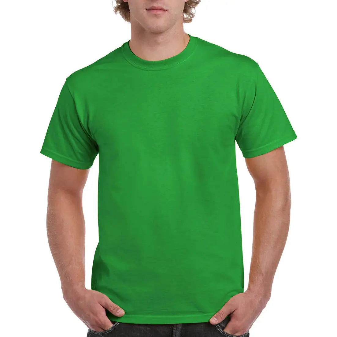 Gildan Ultra Cotton T-Paita - Vihreä (Irish Green) / S - Yritystekstiilit