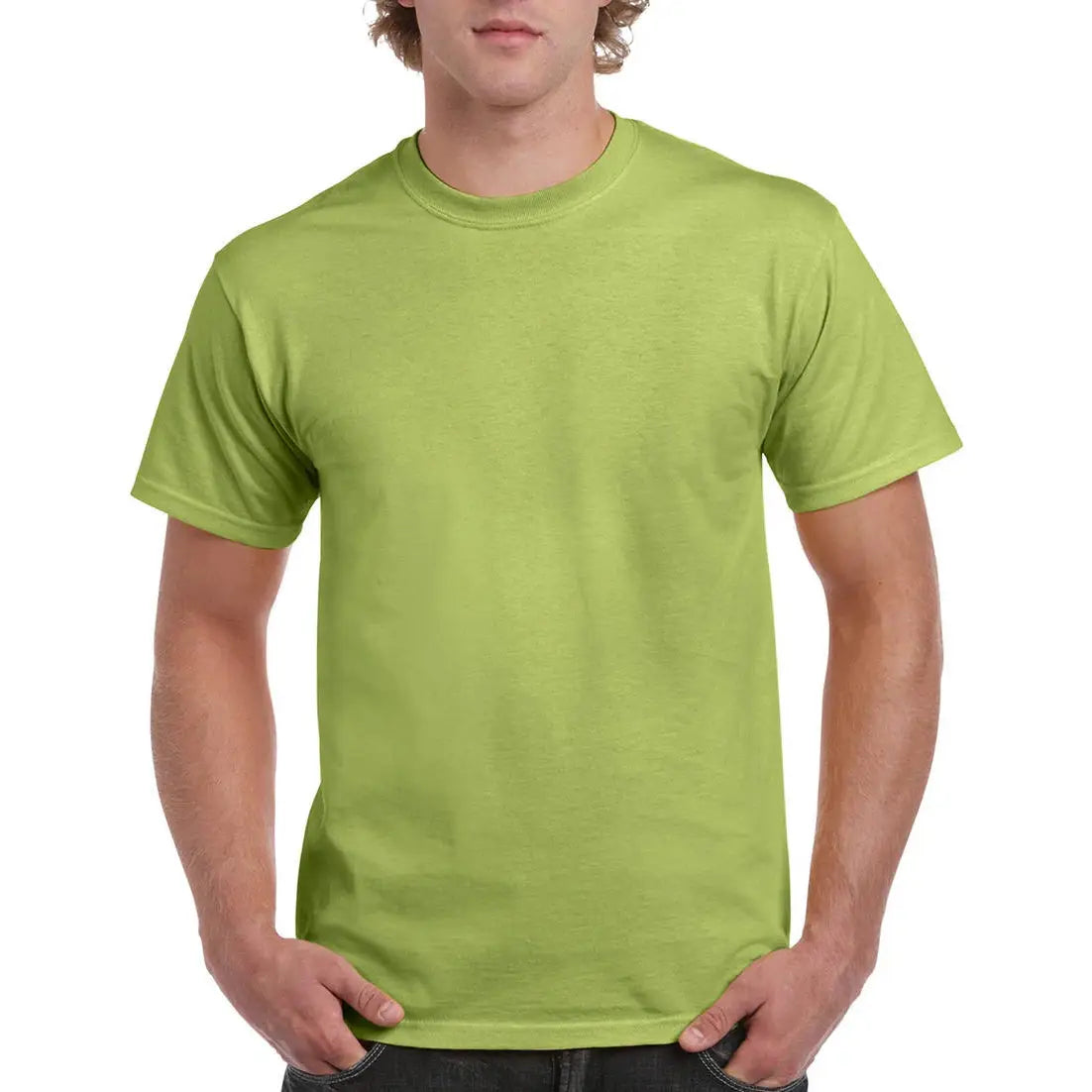 Gildan Ultra Cotton T-Paita - Vihreä (Pistachio) / S - Yritystekstiilit