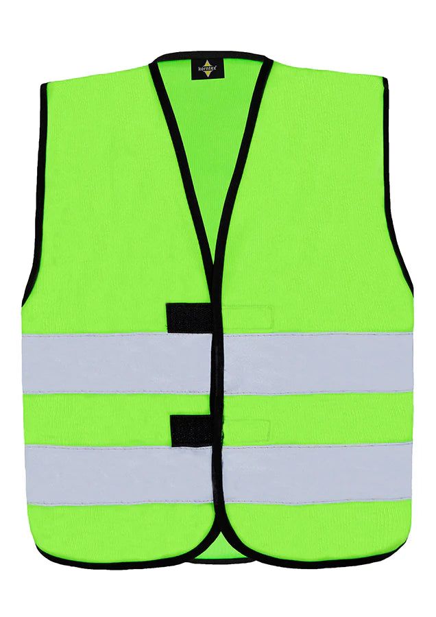 Korntex Aarhus Lasten Heijastinliivi - Vihreä (Lime Green) / 2XS - Lasten Huomioliivit