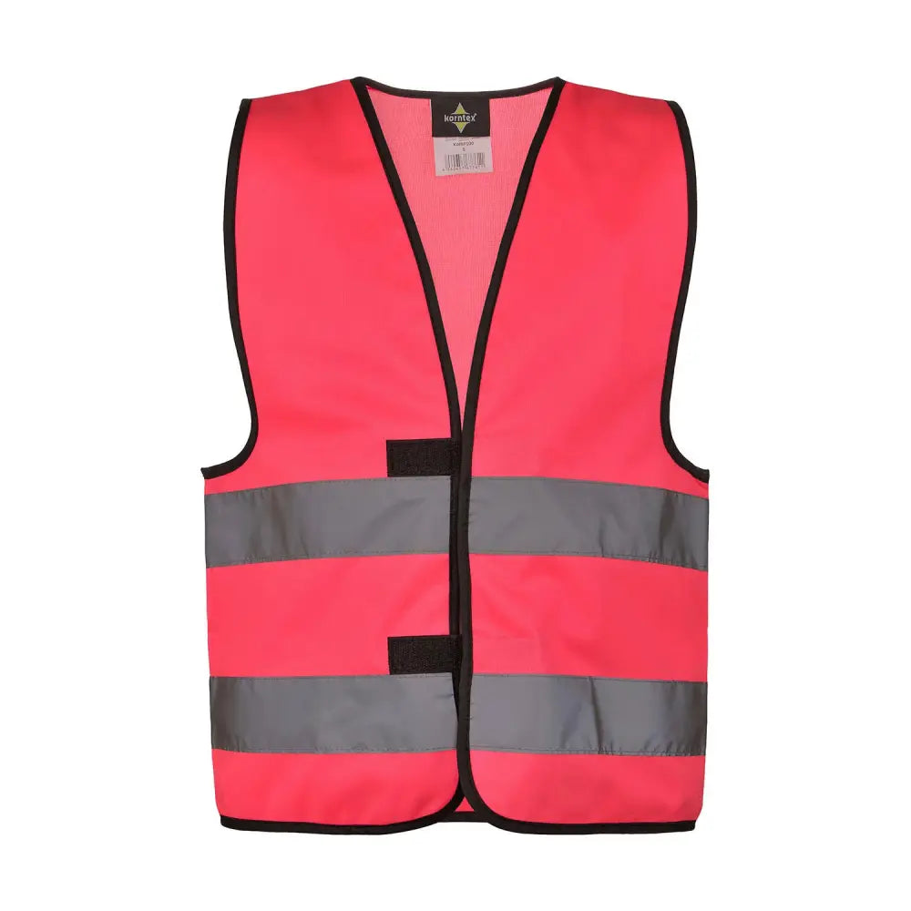 Korntex Aarhus Lasten Huomioliivi - Punainen (Neon Pink) / 2XS - Lasten Huomioliivit