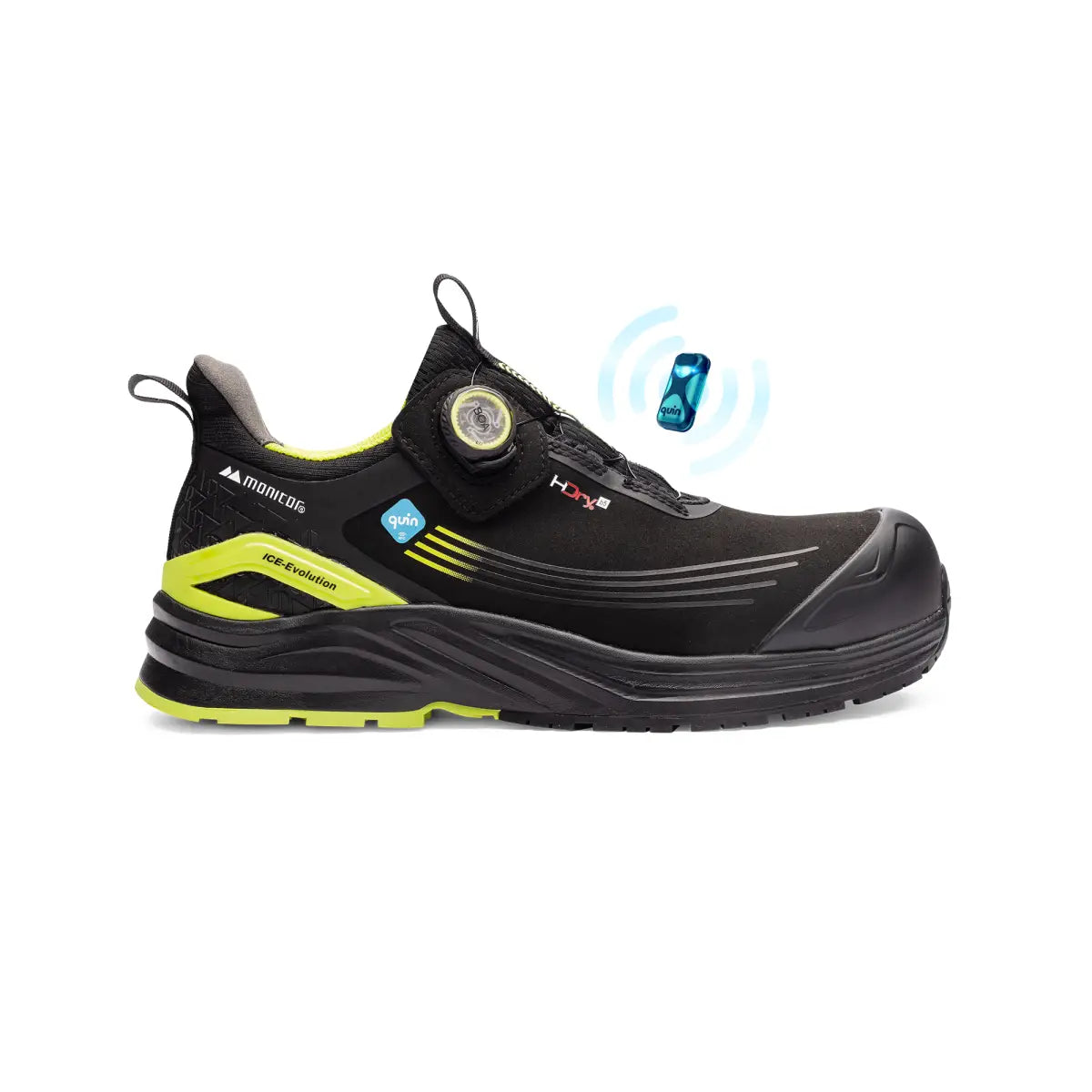 ICE Evolution Flow Connected Safety Shoe - Musta