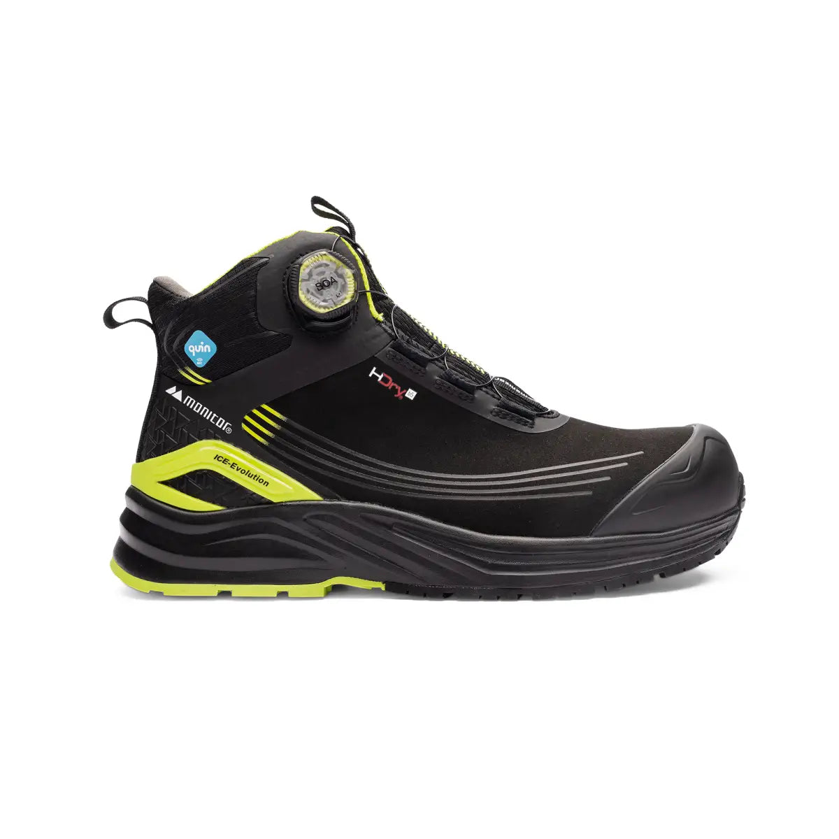 ICE Evolution Vision Safety Boot - Musta