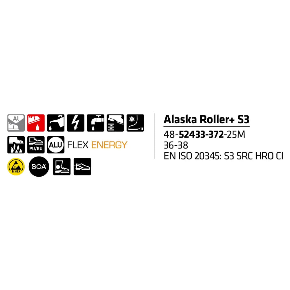 OUTLET Sievi Alaska Roller+ S3 Turvakengät - Outlet