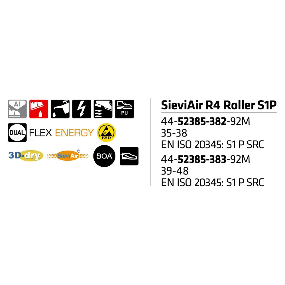 OUTLET SieviAir R4 Roller S1P Turvakenkä - Outlet