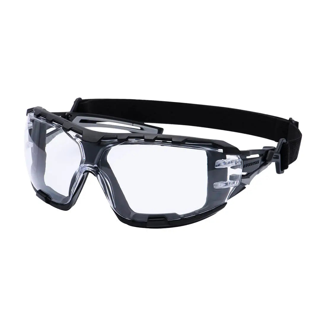 Portwest Anthracite Wraparound Plus -Suojalasit PR02 - Kirkas - Suojavarusteet