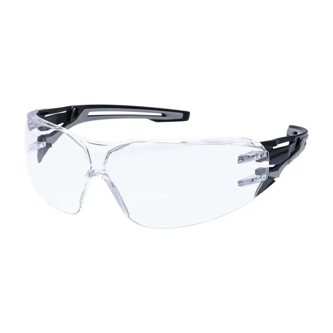 Portwest Anthracite Wraparound -Suojalasit PR01 - Kirkas - Suojavarusteet