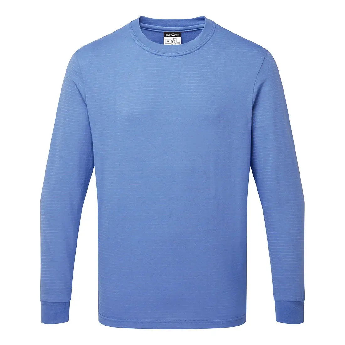 Portwest Antistaattinen ESD pitkähihainen paita AS22 - Siniharmaa / 4XL - Työvaatteet