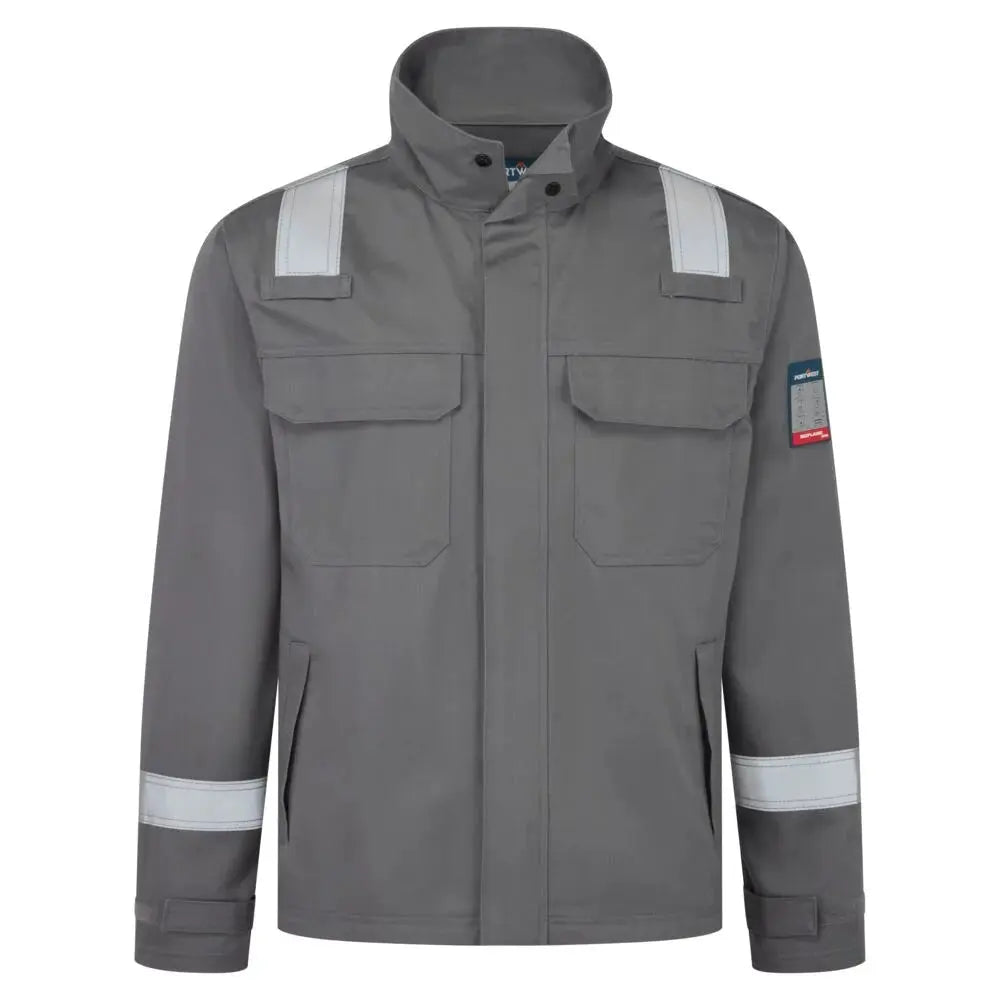 Portwest Bizflame FR Työtakki FR741 - Harmaa / L - Työtakit